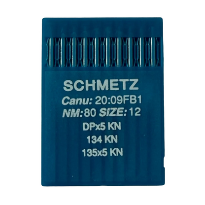 Aiguilles SCHMETZ DPx5 (134) SUK KN pour machines à coudre industrielles, pour maille fine - 10 pièces