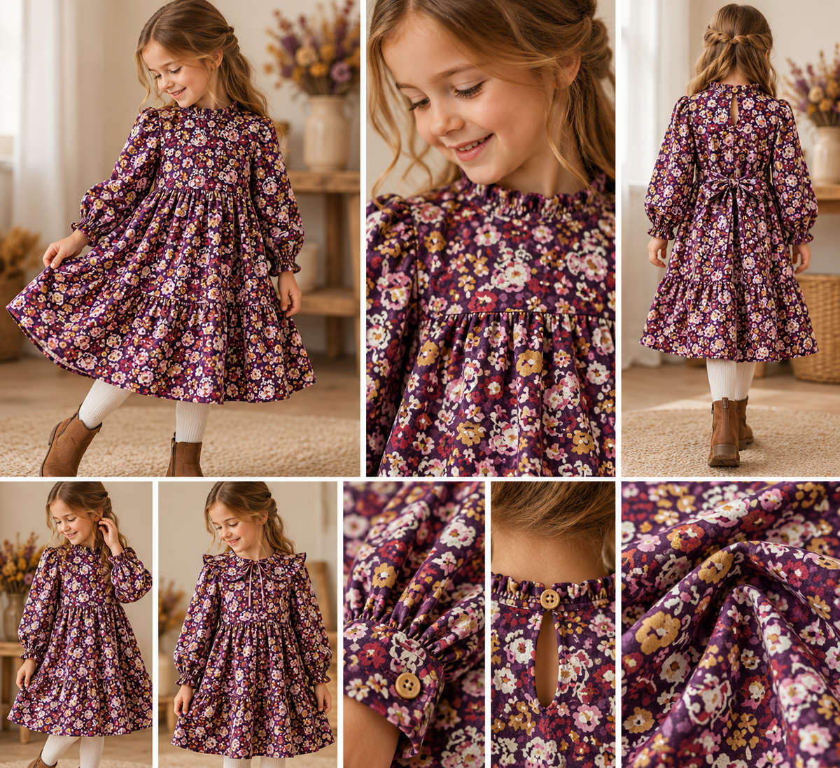 Tissu 100 % viscose – Jardin fleuri de grand-mère