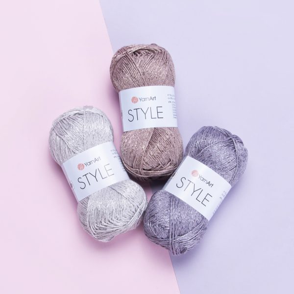 Fil YarnArt Style coton et viscose – 50 g / 185 m