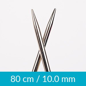 Image avec anneaux pour aiguilles circulaires DROPS en laiton 80 cm | 2,0 mm – 10,0 mm – disponible chez Šarlotes audumi