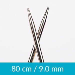 Photo de l’anneau d’aiguilles circulaires DROPS en laiton 80 cm | 2.0 mm – 10.0 mm – disponible chez Šarlotes audumi