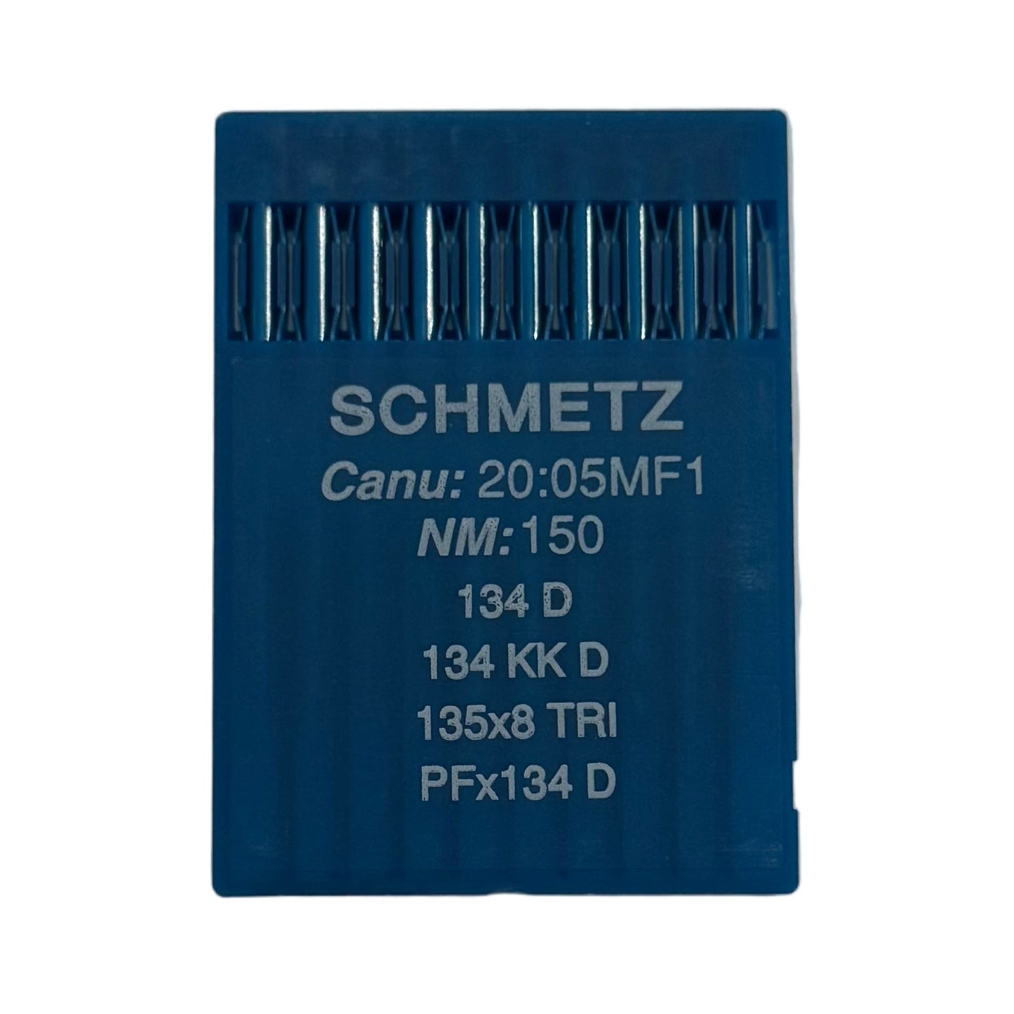 Image des aiguilles pour machines à coudre industrielles SCHMETZ 134 D - cuir (10 pièces) – disponible chez Šarlotes audumi