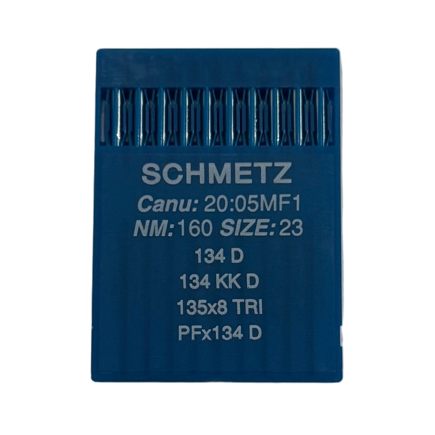 Image des aiguilles pour machines à coudre industrielles SCHMETZ 134 D - cuir (10 pièces) – disponible chez Šarlotes audumi
