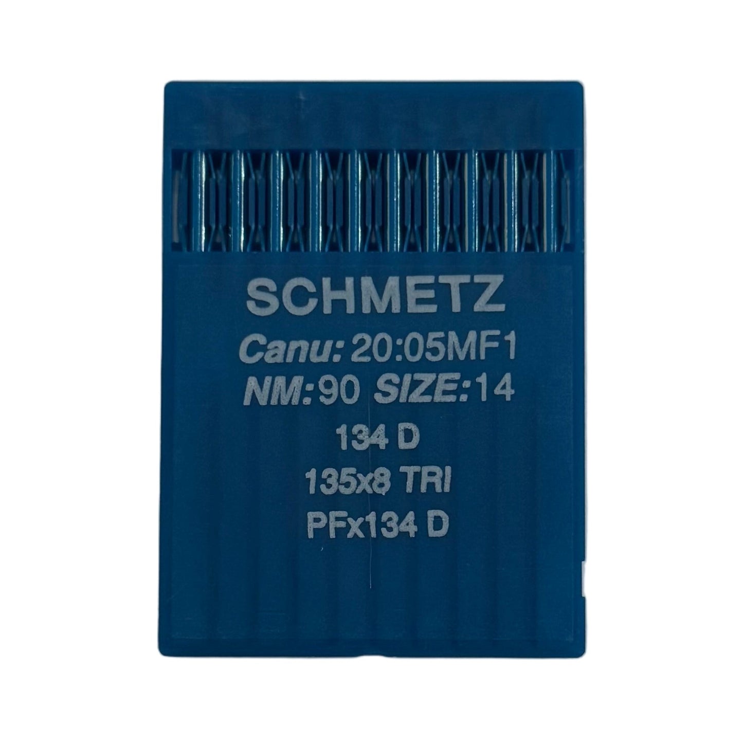 Image des aiguilles pour machines à coudre industrielles SCHMETZ 134 D pour cuir (10 pcs) – disponibles chez Šarlotes audumi