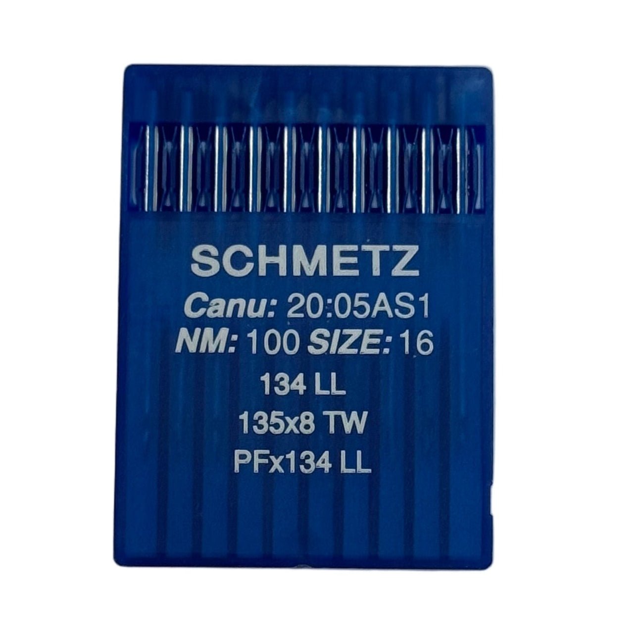 Image des aiguilles pour machines à coudre industrielles SCHMETZ 134 LL - pour cuir (10 pièces) – disponible chez Šarlotes audumi