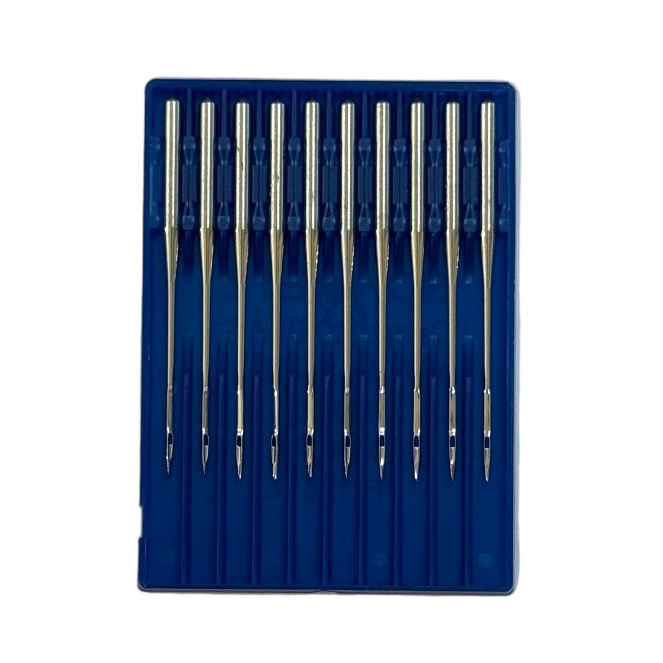 Image des aiguilles pour machines à coudre industrielles SCHMETZ 134 LL - pour cuir (10 pièces) – disponible chez Šarlotes audumi