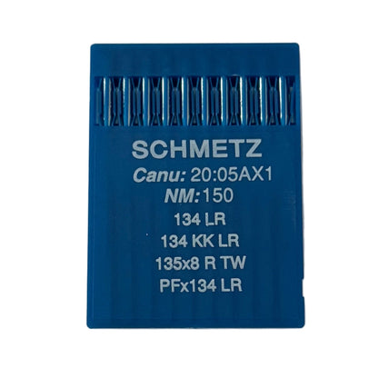 Image des aiguilles industrielles SCHMETZ 134 LR pour cuir (10 pièces) – disponible chez Šarlotes audumi