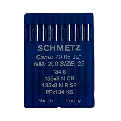 Aiguilles pour machines à coudre industrielles SCHMETZ 134 S pour cuir (10 pcs) – disponibles chez Šarlotes audumi