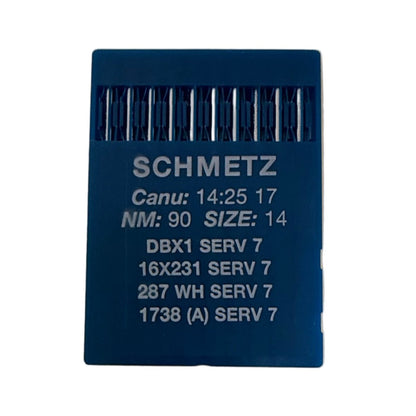 Aiguilles pour machines à coudre industrielles SCHMETZ DBx1 SERV 7 – universelles (10 pièces)
