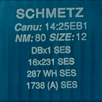 Aiguilles pour machines à coudre industrielles SCHMETZ DBx1 SES – pour maille et vêtements de sport (10 pcs)