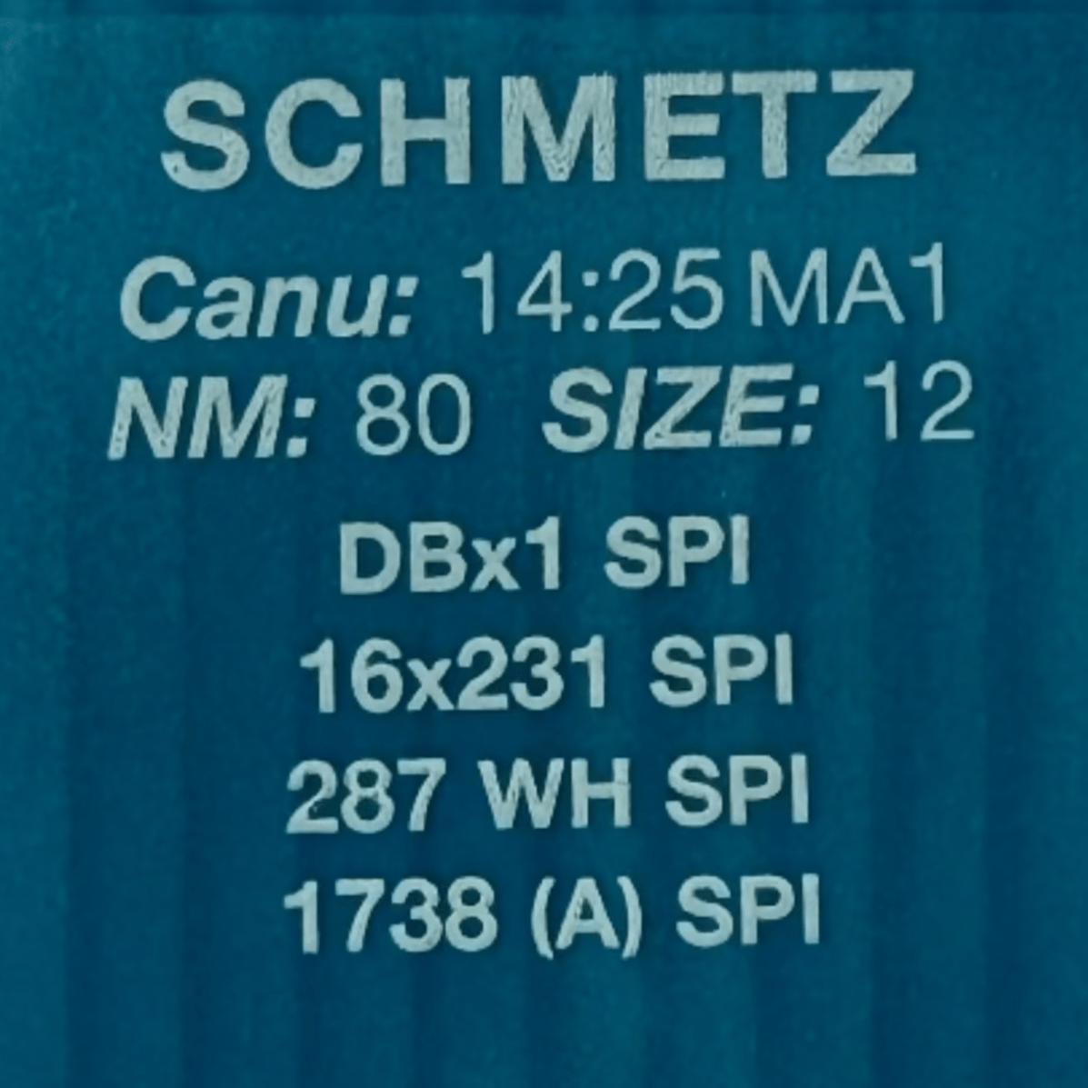 Aiguilles pour machines à coudre industrielles SCHMETZ DBx1 SPI – pour tissus épais et fins (10 pièces)