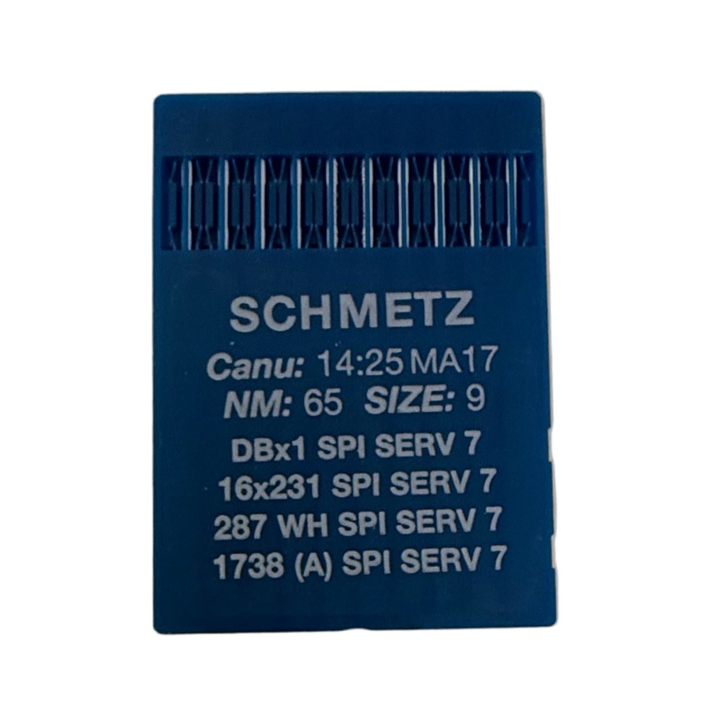 Aiguilles pour machines à coudre industrielles SCHMETZ DBx1 SPI SERV 7 – pour tissus épais et fins (10 pièces)