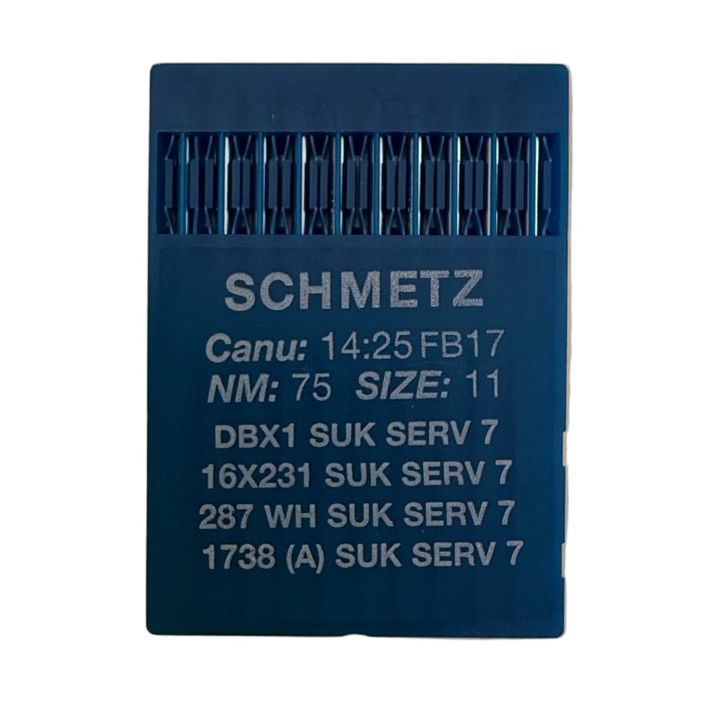 Aiguilles pour machines à coudre industrielles SCHMETZ DBx1 SUK SERV 7 – pour tricot, jean et matières extensibles (10 pièces)