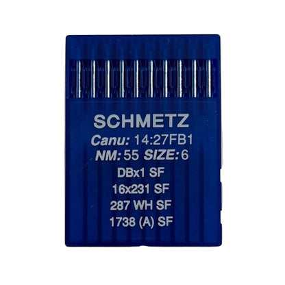 Image de machines à coudre industrielles Adatas SCHMETZ DBx1 SUK SF – pour jersey très fin (10 pcs) – disponible chez Šarlotes audumi
