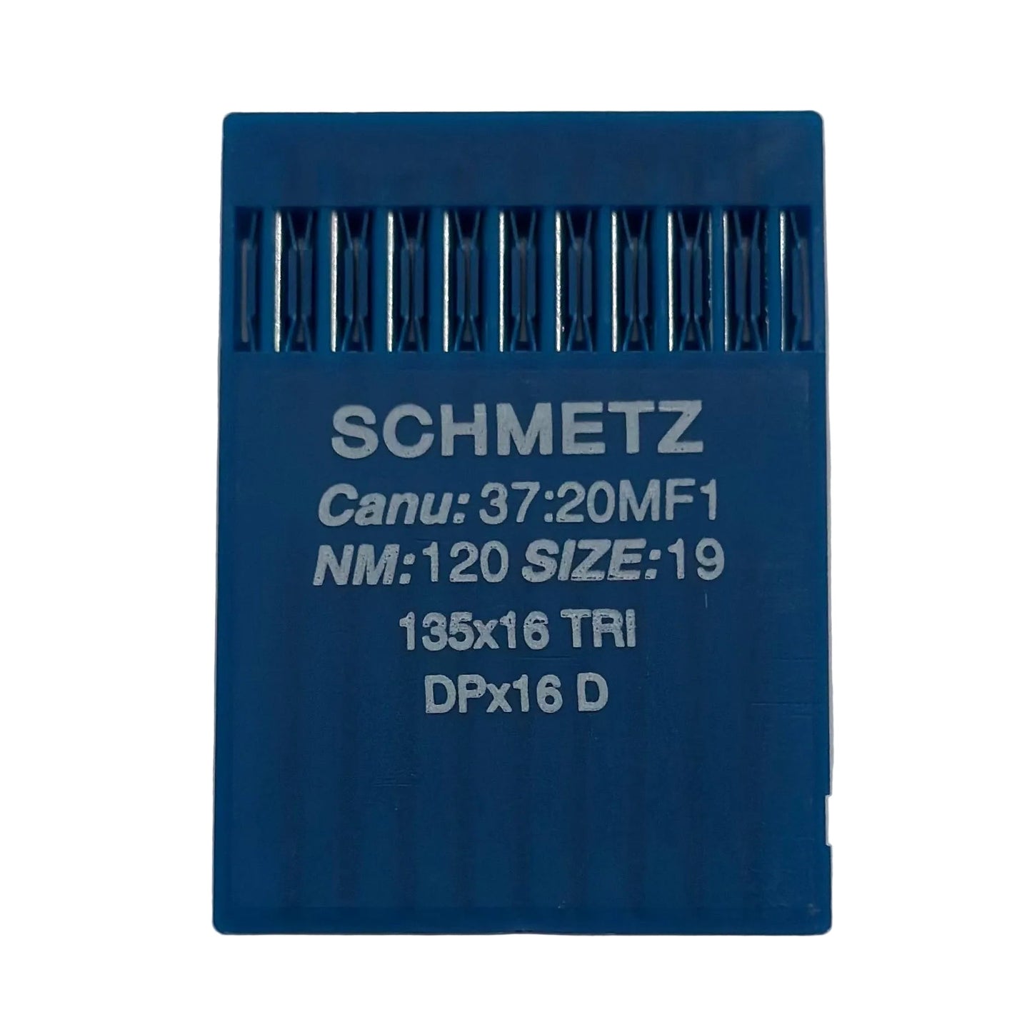 Attēls avec les aiguilles pour machines à coudre industrielles SCHMETZ DPx17 D - cuir (10 pièces) – disponible chez Šarlotes audumi