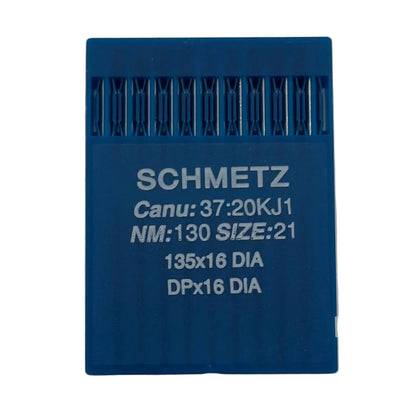 Image des aiguilles pour machines à coudre industrielles SCHMETZ DPx17 DI - pour cuir (10 pcs) – disponible chez Šarlotes audumi