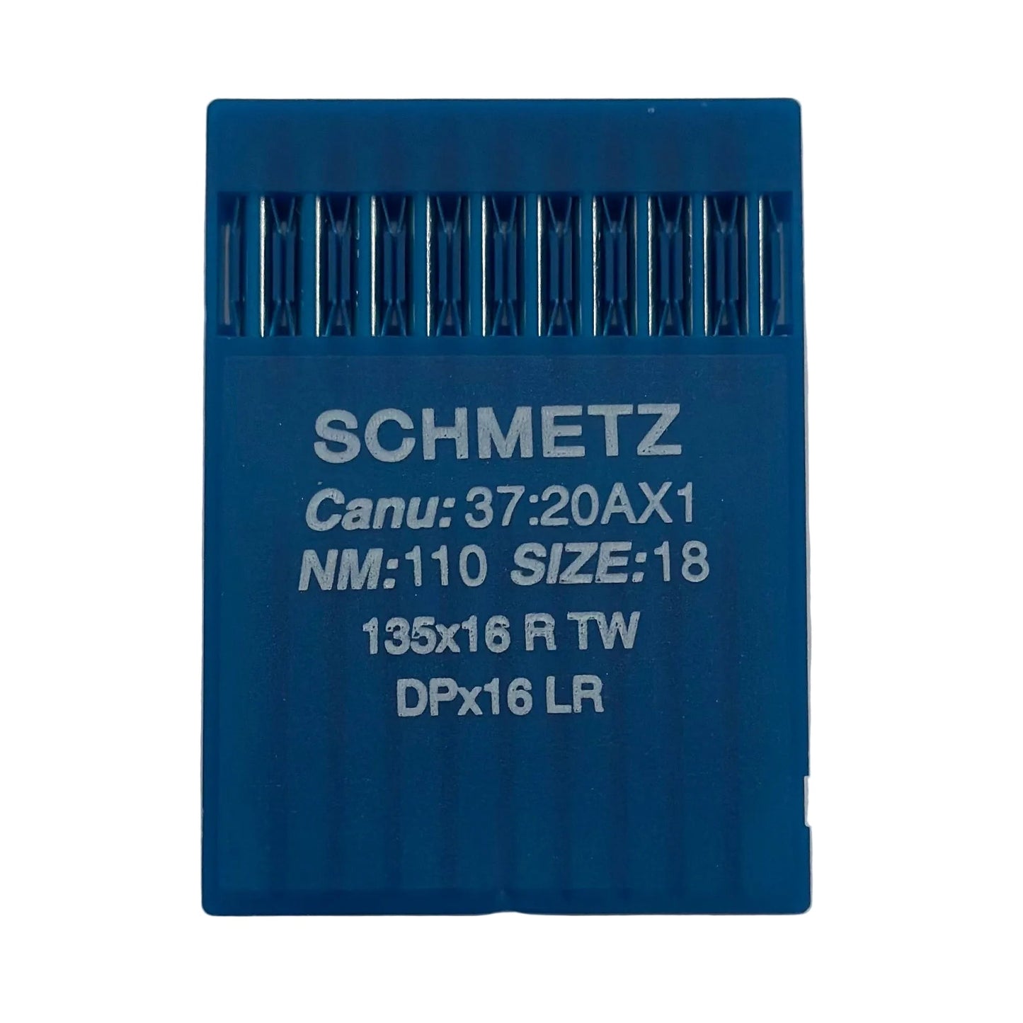 Image des aiguilles pour machines à coudre industrielles SCHMETZ DPx17 LR pour cuir (10 pcs) – disponible chez Šarlotes audumi