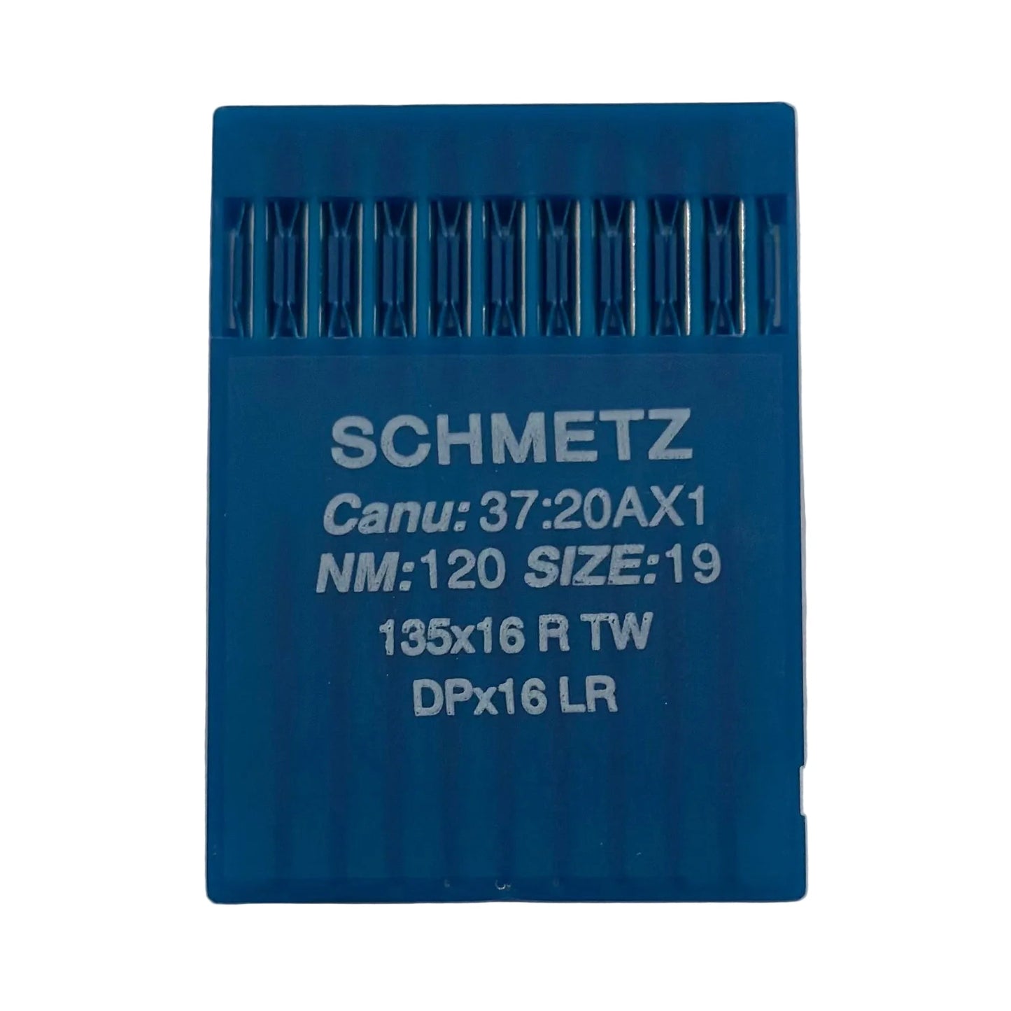 Aiguilles pour machines à coudre industrielles SCHMETZ DPx17 LR pour cuir (10 pièces) – disponibles chez Šarlotes audumi