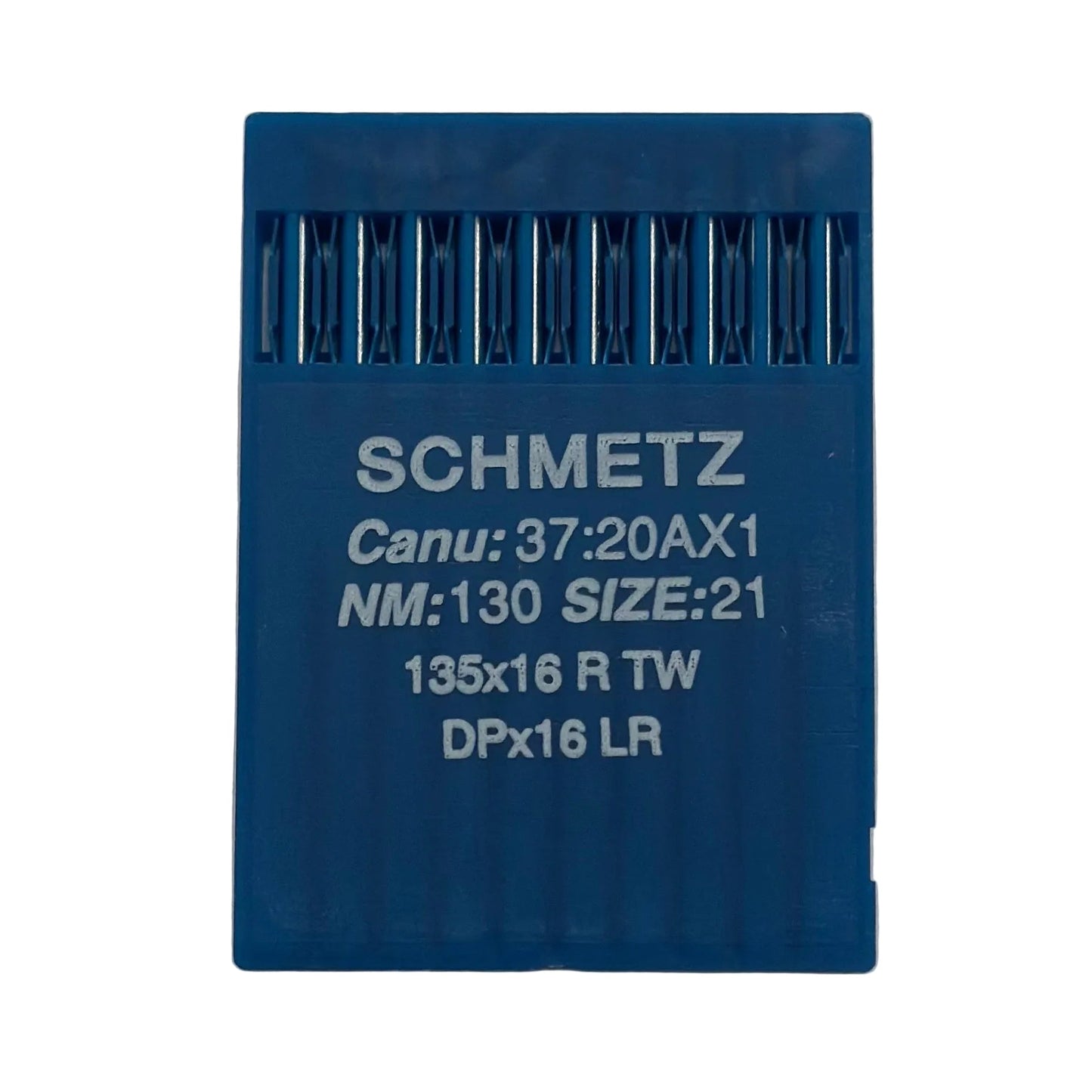 Attēls avec aiguilles pour machines à coudre industrielles SCHMETZ DPx17 LR - cuir (10 pcs) – disponible chez Šarlotes audumi