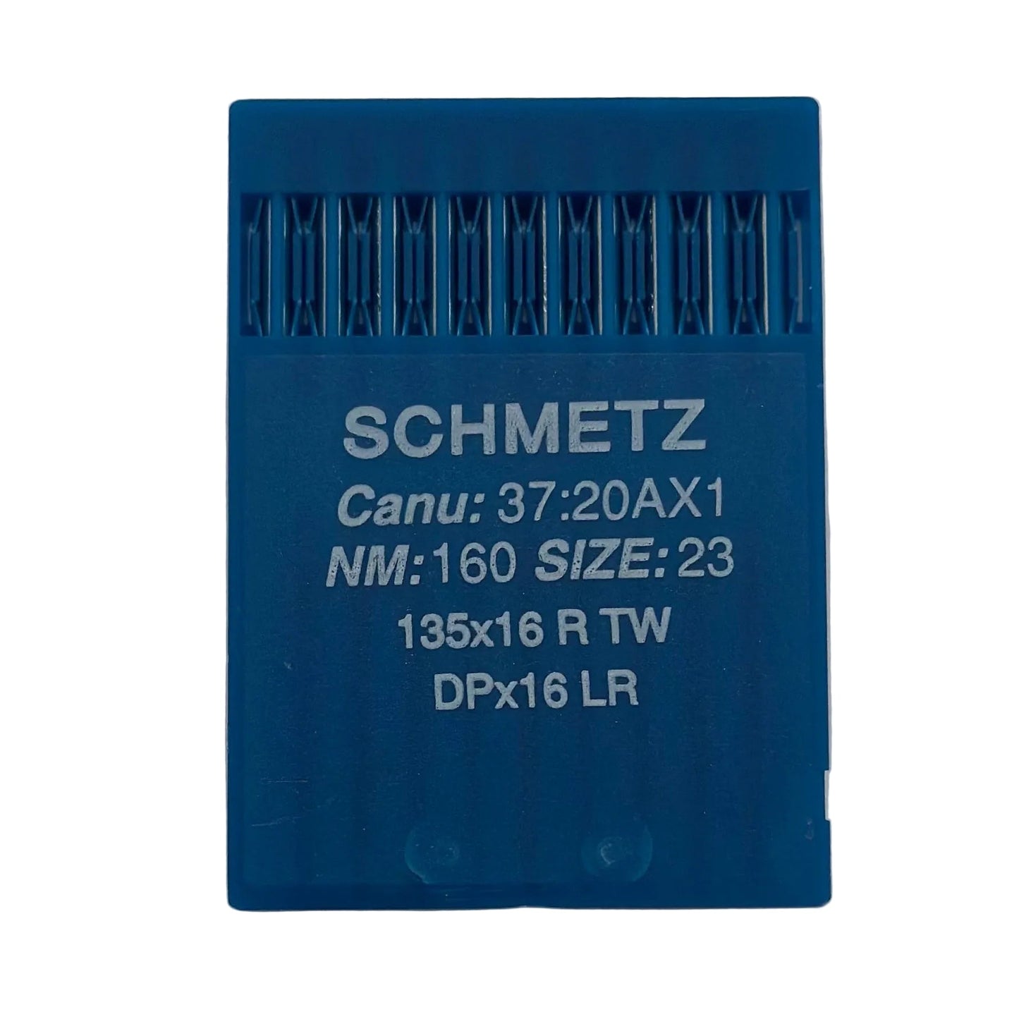 Image des aiguilles pour machines à coudre industrielles SCHMETZ DPx17 LR - cuir (10 pièces) – disponible chez Šarlotes audumi