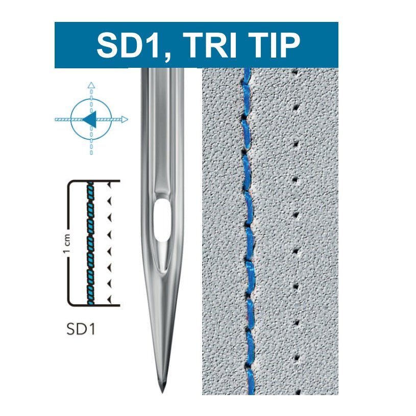 alt
Image with SCHMETZ DPX17 SD1 industrial sewing machine needles – for leather, plastic and PVC materials (10 pcs.) – available at Šarlotes audumi