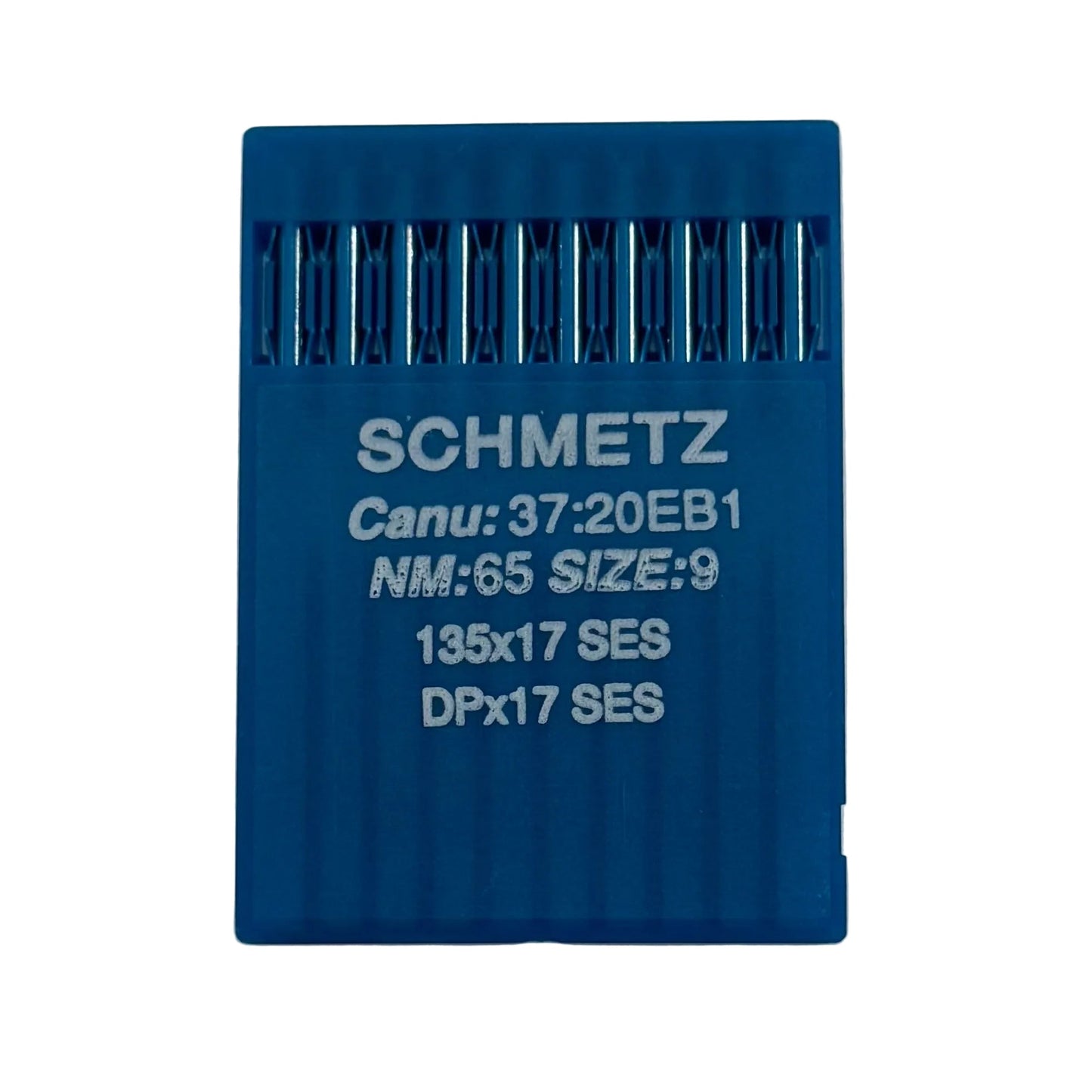 Image avec aiguilles pour machines à coudre industrielles SCHMETZ DPX17 SES – pour la maille et les vêtements de sport (10 pièces) – disponible chez Šarlotes audumi