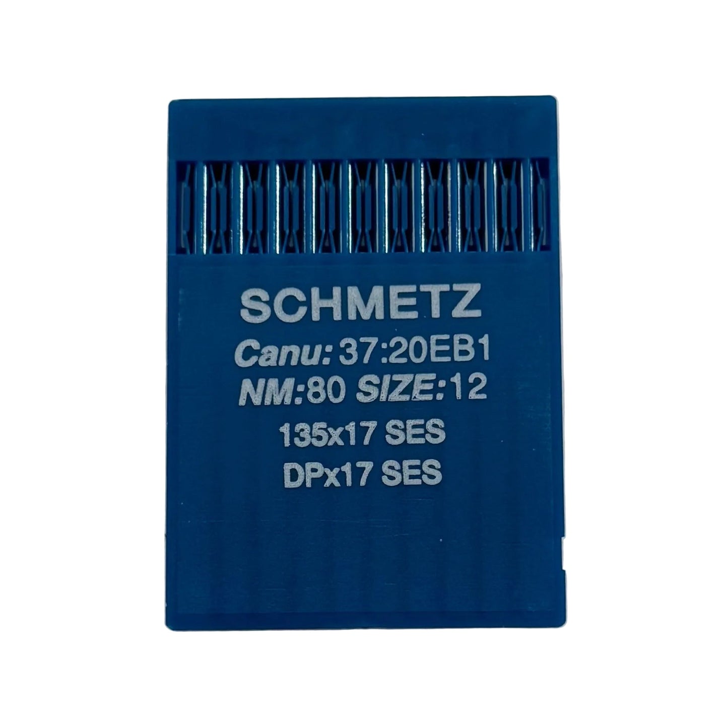 Image de aiguilles pour machines à coudre industrielles SCHMETZ DPX17 SES – pour le tricot et les vêtements de sport (10 pièces) – disponible chez Šarlotes audumi