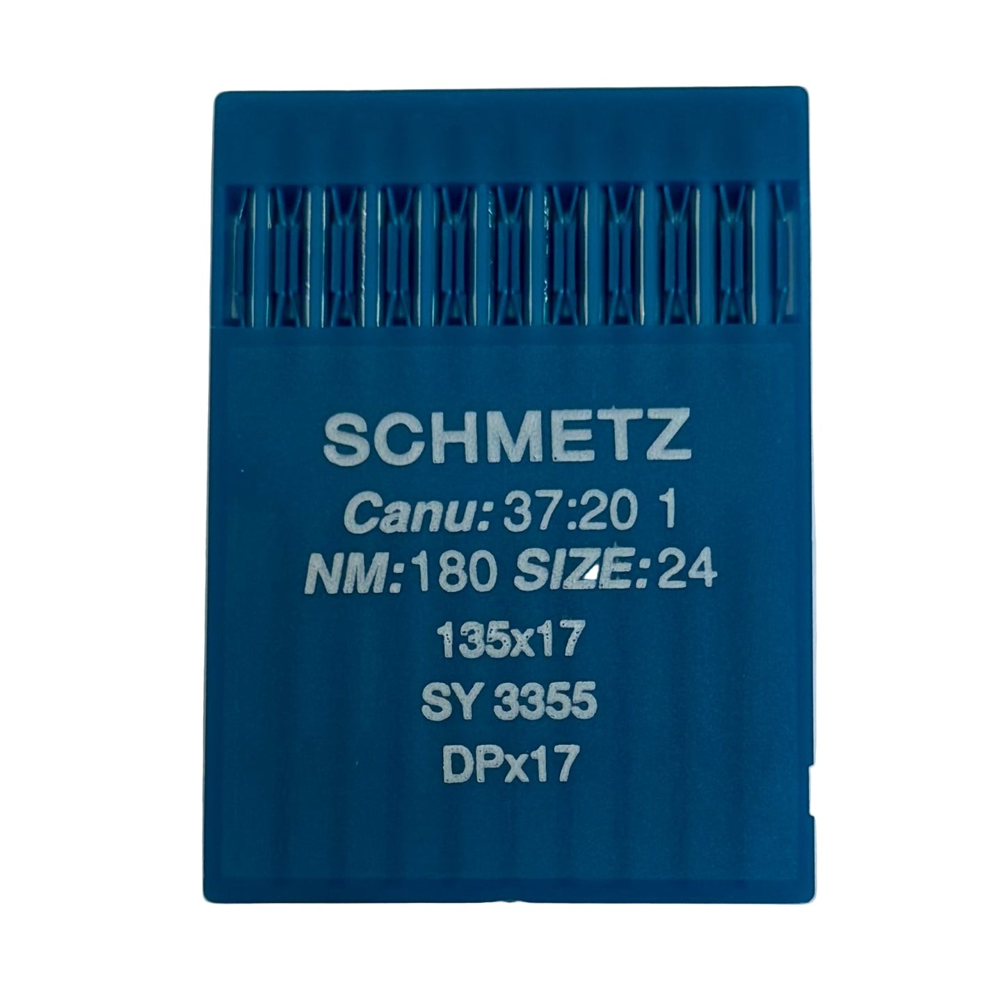 Image des aiguilles pour machines à coudre industrielles SCHMETZ DPX17 - universelles (10 pcs) – disponible chez Šarlotes audumi