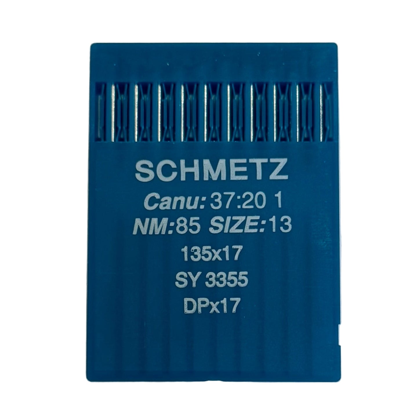 Image avec aiguilles industrielles pour machines à coudre SCHMETZ DPX17 - universelles (10 pièces) – disponible chez Šarlotes audumi