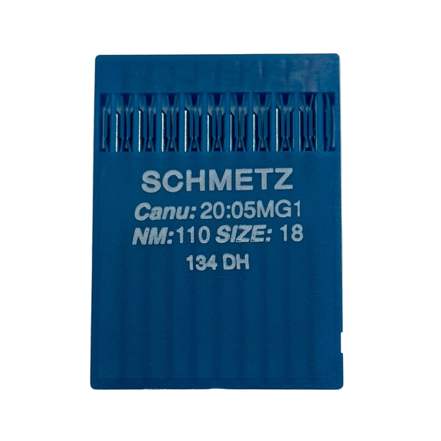 Image des aiguilles pour machines à coudre industrielles SCHMETZ DPx5 DH pour cuir (10 pièces) – disponible chez Šarlotes audumi