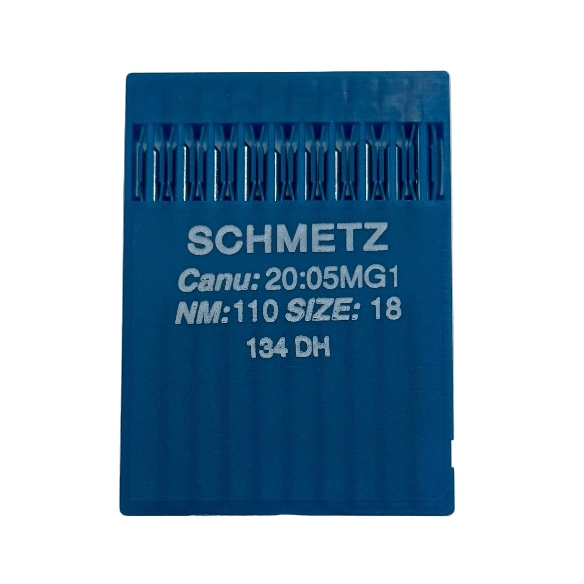 Image des aiguilles pour machines à coudre industrielles SCHMETZ DPx5 DH pour cuir (10 pièces) – disponible chez Šarlotes audumi