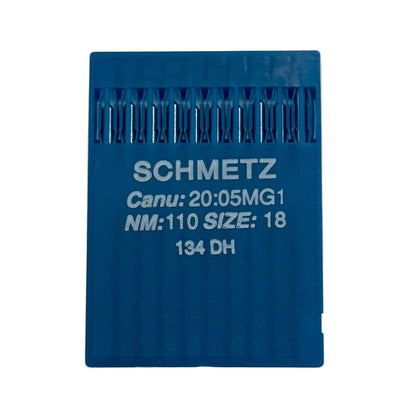 Image des aiguilles pour machines à coudre industrielles SCHMETZ DPx5 DH pour cuir (10 pièces) – disponible chez Šarlotes audumi