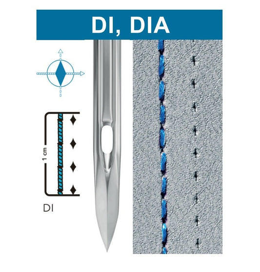 Image of SCHMETZ DPx5 DI needles for industrial sewing machines - for leather (10 pcs.) – available at Šarlotes audumi