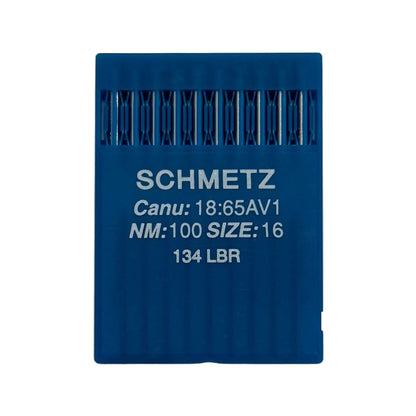 Image des aiguilles pour machines à coudre industrielles SCHMETZ DPx5 LBR - cuir (10 pcs) – disponible chez Šarlotes audumi