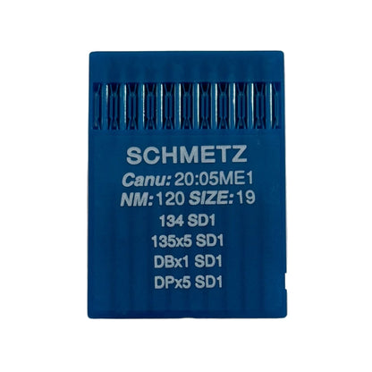 Attache de machine à coudre industrielle SCHMETZ DPx5 SD1 pour cuir (10 pcs) – disponible chez Šarlotes audumi