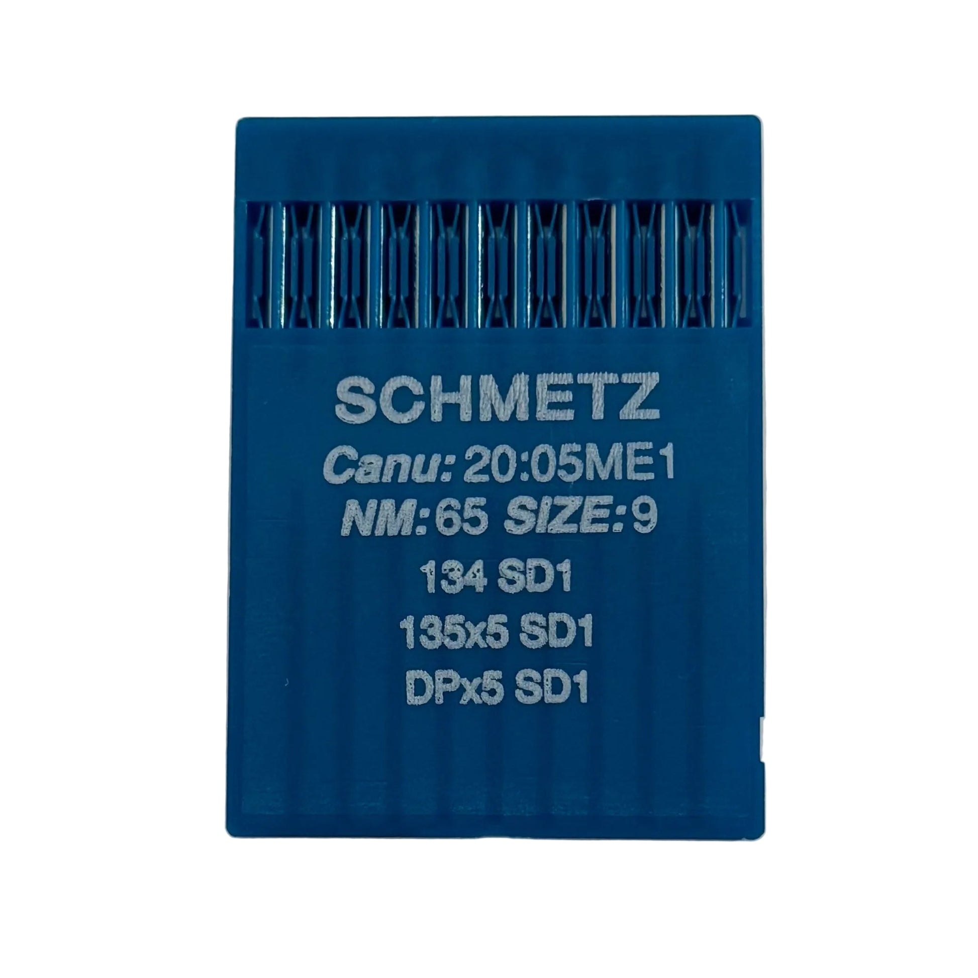 Image des aiguilles pour machines à coudre industrielles SCHMETZ DPx5 SD1 – pour cuir (10 pcs) – disponible chez Šarlotes audumi