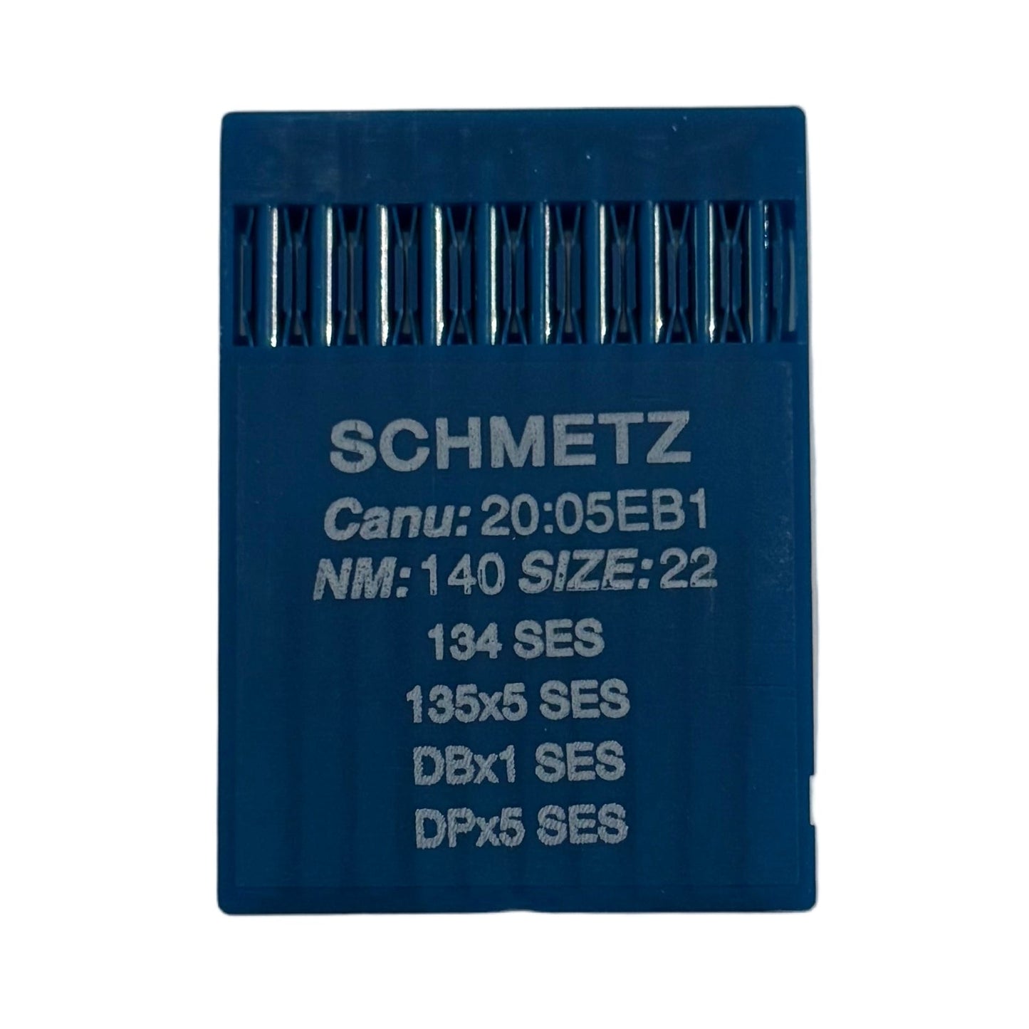 Image des aiguilles pour machines à coudre industrielles SCHMETZ DPx5 SES – pour la maille et les vêtements de sport (10 pièces) – disponible chez Šarlotes audumi