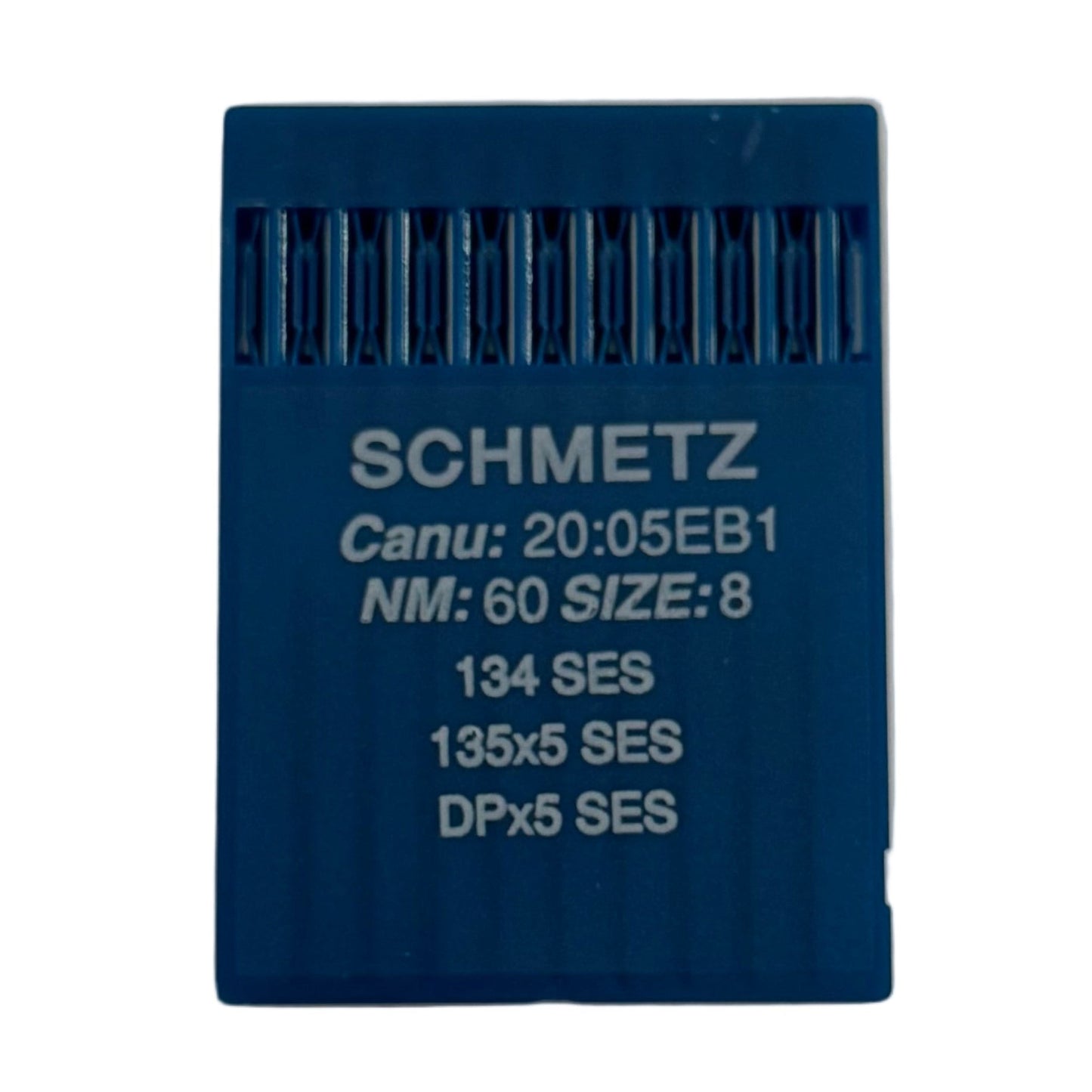 Image avec aiguilles pour machines à coudre industrielles SCHMETZ DPx5 SES – pour la maille et les vêtements de sport (10 pièces) – disponible chez Šarlotes audumi