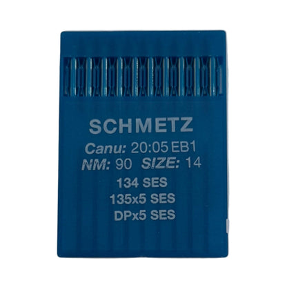 Image d’aiguilles pour machines à coudre industrielles SCHMETZ DPx5 SES – pour la maille et les vêtements de sport (10 pièces) – disponible chez Šarlotes audumi