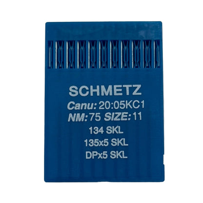 Image des aiguilles industrielles SCHMETZ DPx5 SKL – pour maille très épaisse (10 pièces) – disponible chez Charlotte Tissus