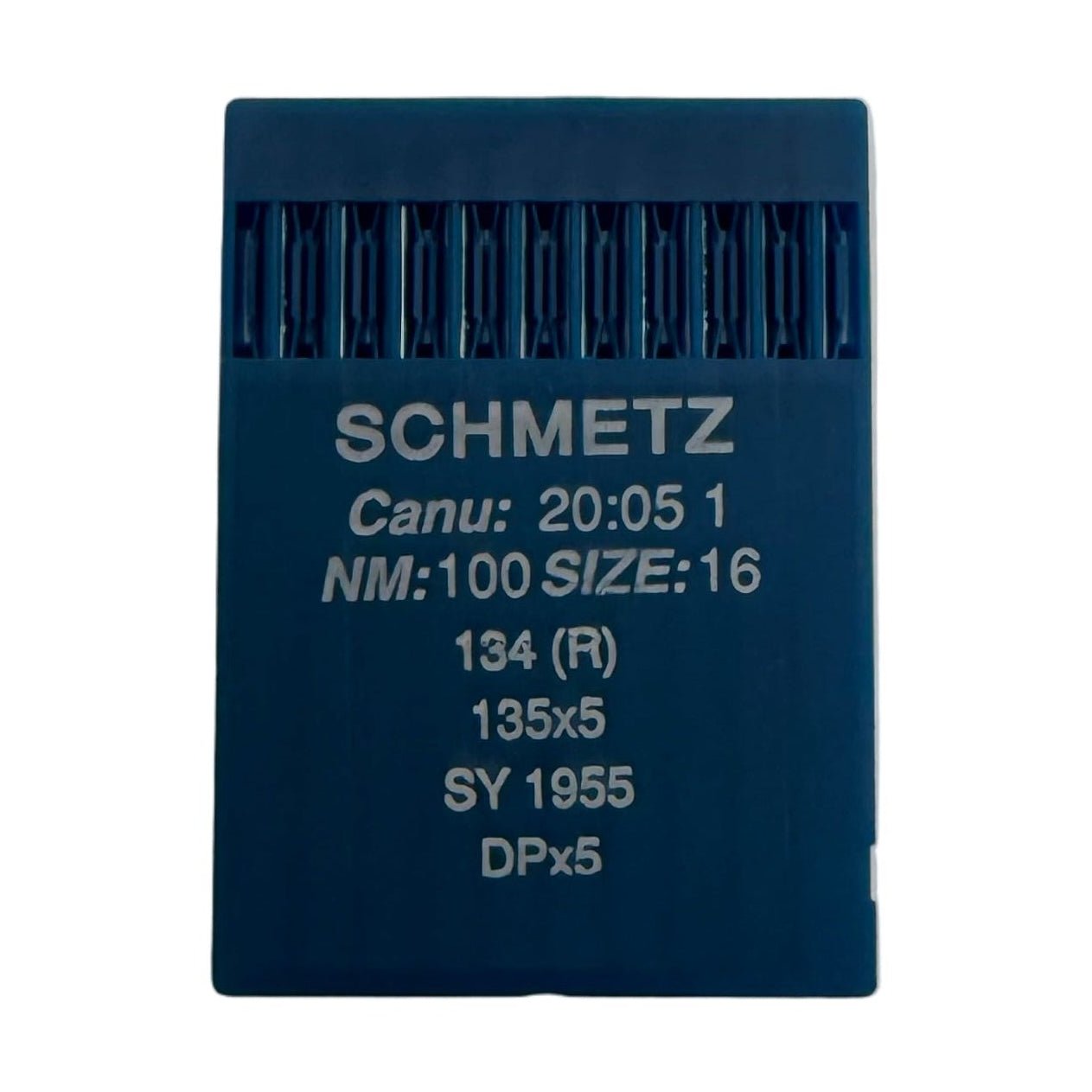 Image des aiguilles pour machines à coudre industrielles SCHMETZ DPx5 - universelles (10 pièces) – disponible chez Šarlotes audumi