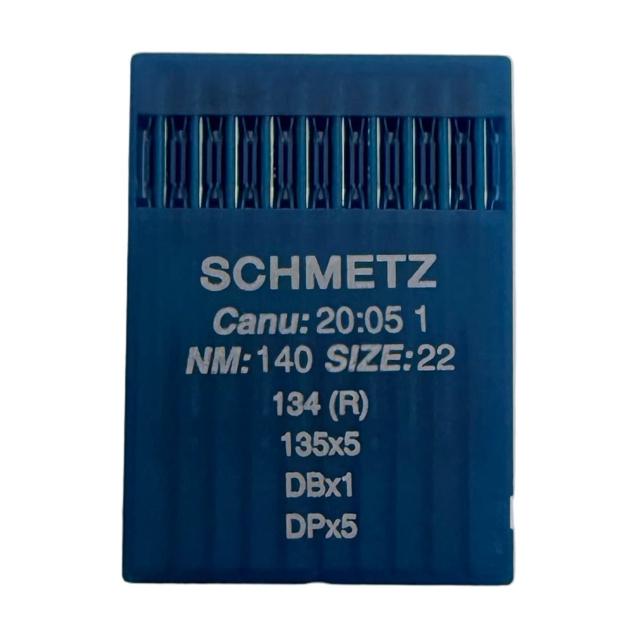 Image des aiguilles pour machines à coudre industrielles SCHMETZ DPx5 - universelles (10 pcs) – disponible chez Šarlotes audumi