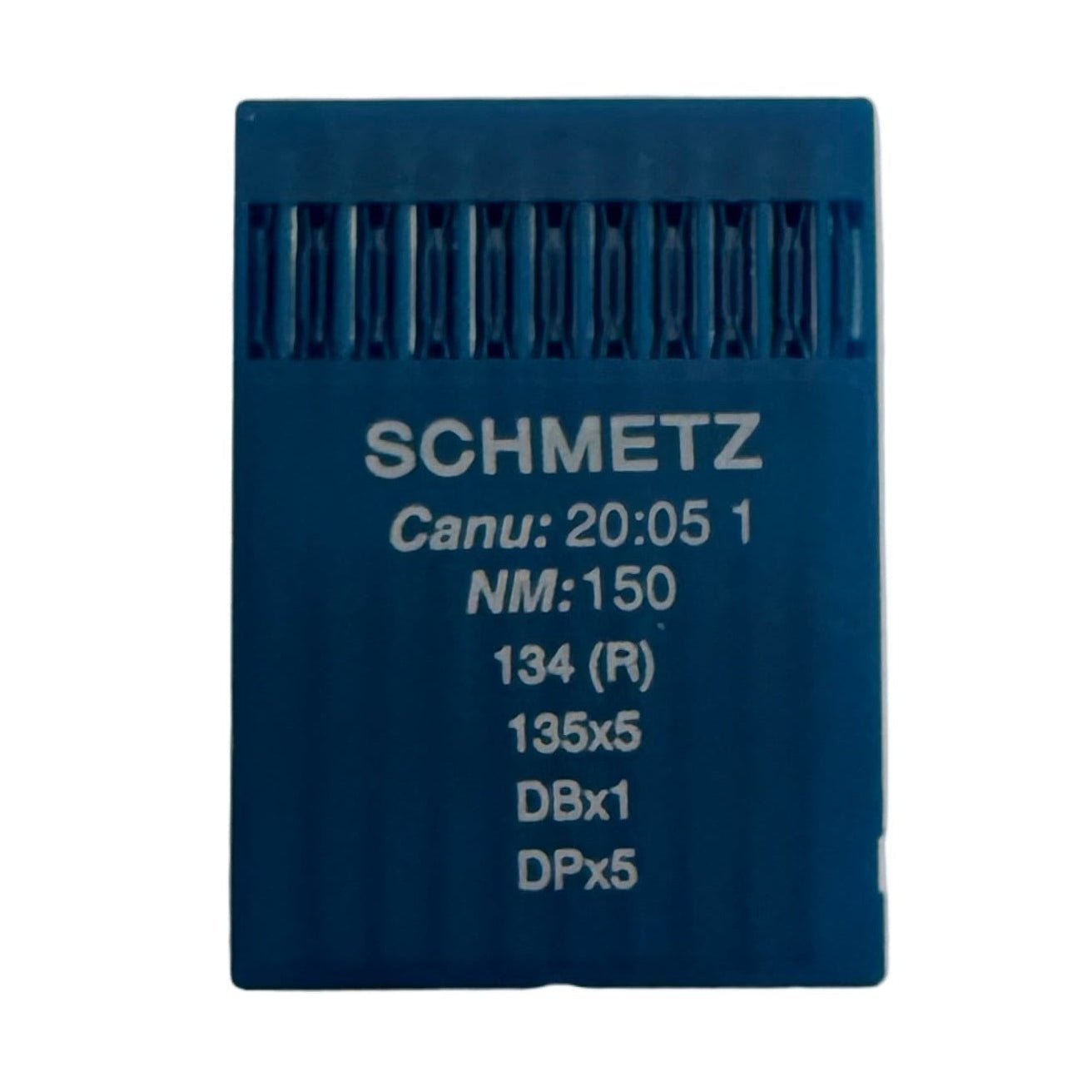 Image des aiguilles pour machines à coudre industrielles SCHMETZ DPx5 - universelles (10 pcs) – disponibles chez Šarlotes audumi