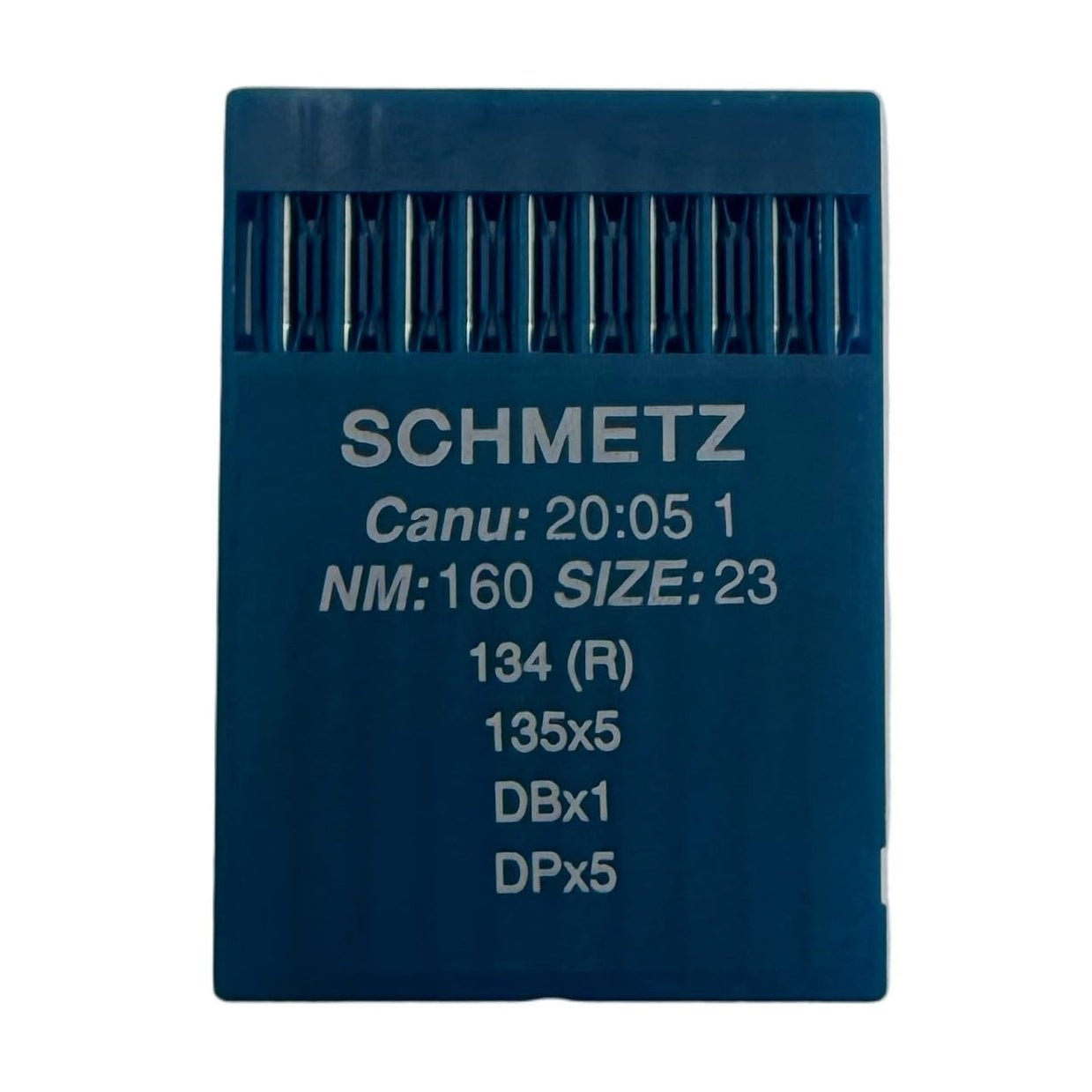 Image des aiguilles pour machines à coudre industrielles SCHMETZ DPx5 - universelles (10 pcs) – disponible chez Šarlotes audumi