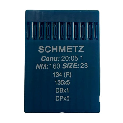 Image des aiguilles pour machines à coudre industrielles SCHMETZ DPx5 - universelles (10 pcs) – disponible chez Šarlotes audumi