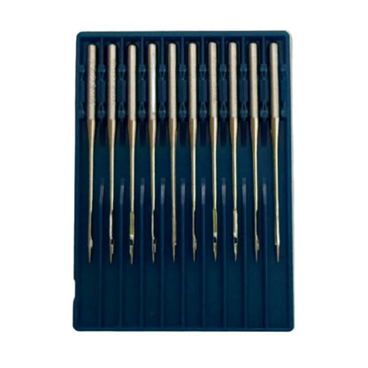 Image des aiguilles pour machines à coudre industrielles SCHMETZ DPx5 - universelles (10 pièces) – disponible chez Šarlotes audumi