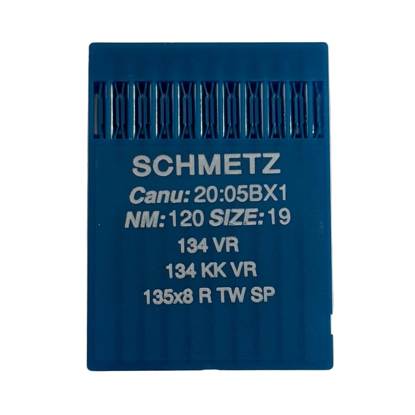 Image d’aiguilles pour machines à coudre industrielles SCHMETZ DPx5 VR - cuir (10 pièces) – disponible chez Šarlotes audumi