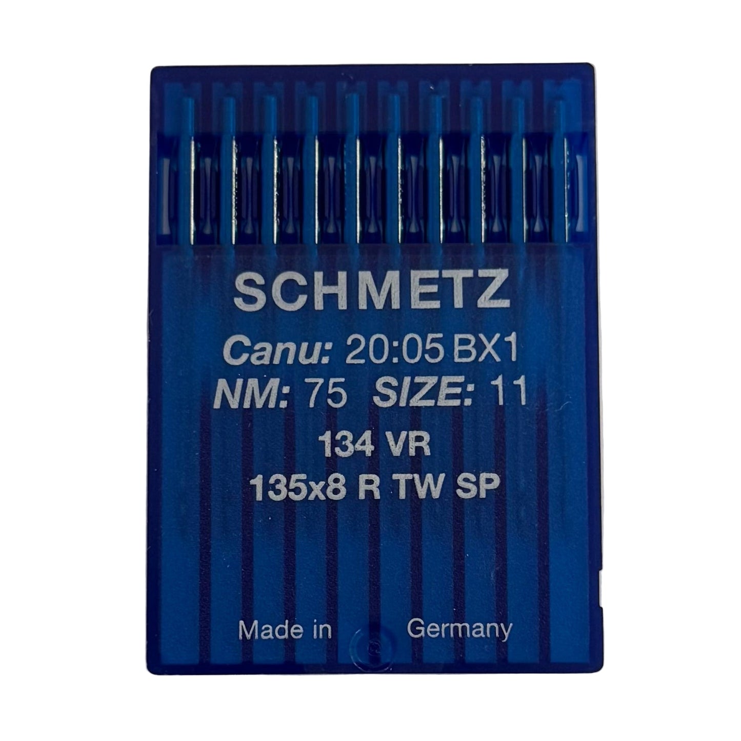 Image avec aiguilles pour machines à coudre industrielles SCHMETZ DPx5 VR - cuir (10 pcs) – disponible chez Šarlotes audumi