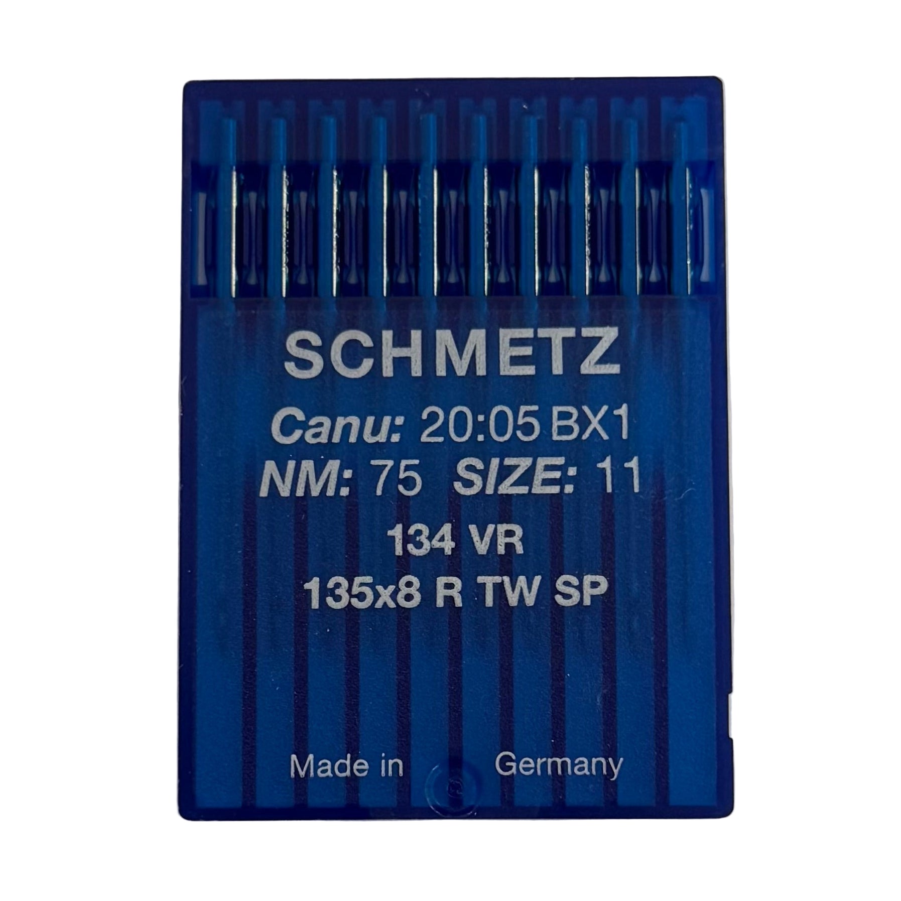 Image avec aiguilles pour machines à coudre industrielles SCHMETZ DPx5 VR - cuir (10 pcs) – disponible chez Šarlotes audumi