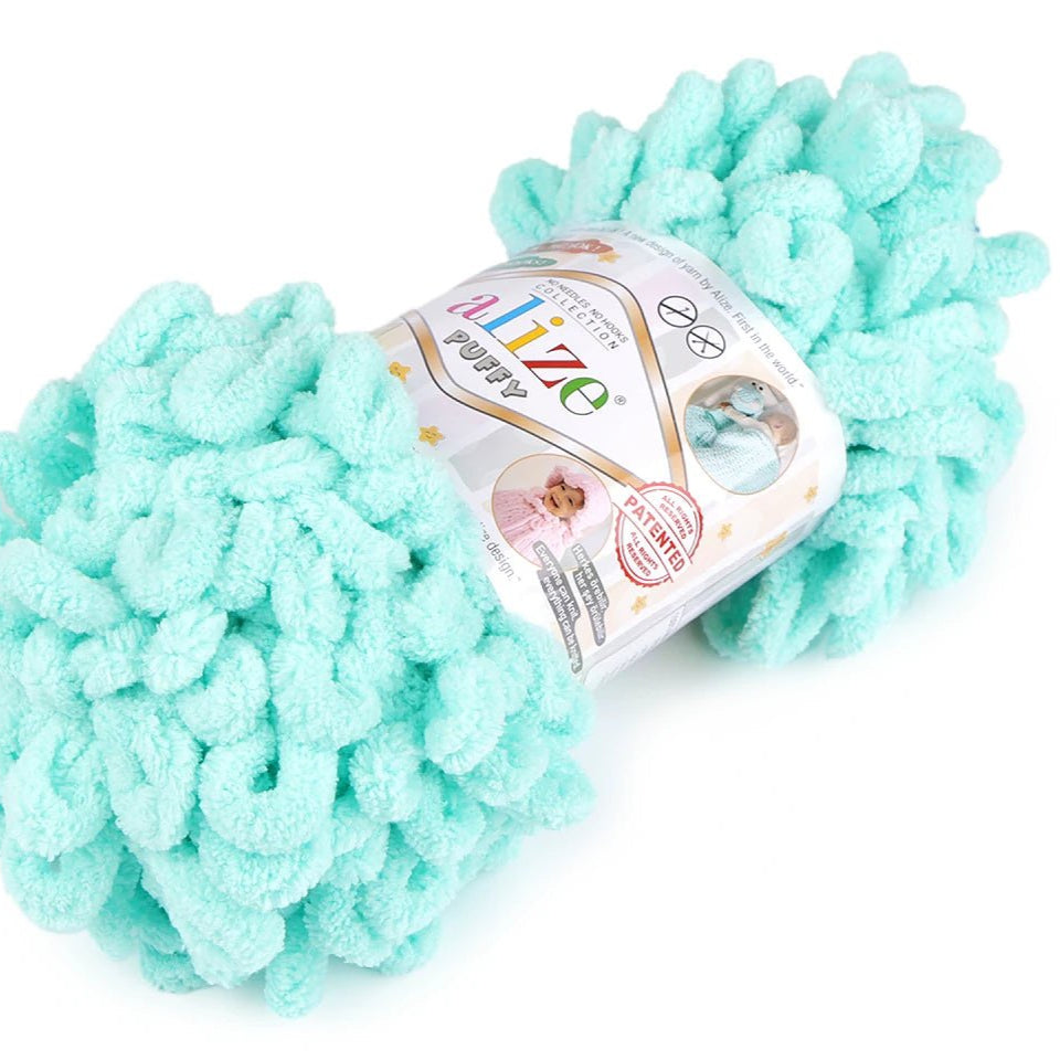 Fil Alize Puffy - menthe 9 m 100 g #19